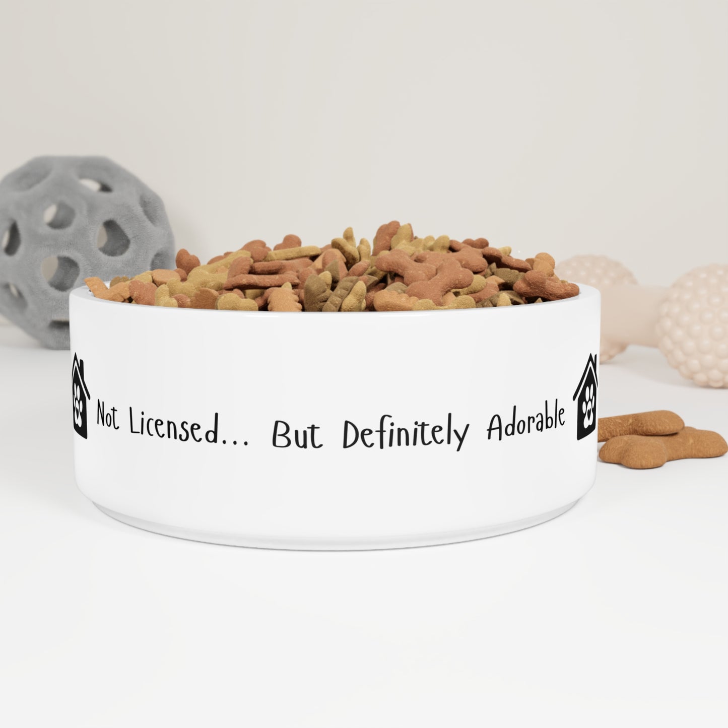 Not Licensed… But Definitely Adorable – Realtor Dog Bowl