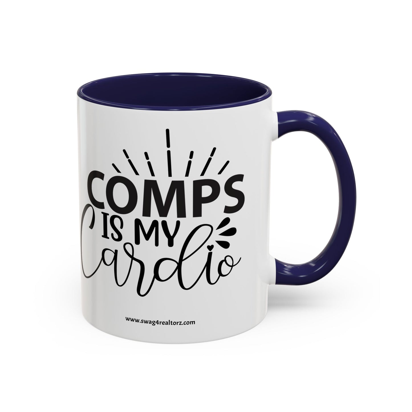 Comps Are My Cardo Realtor Accent Coffee Mug (11, 15oz)