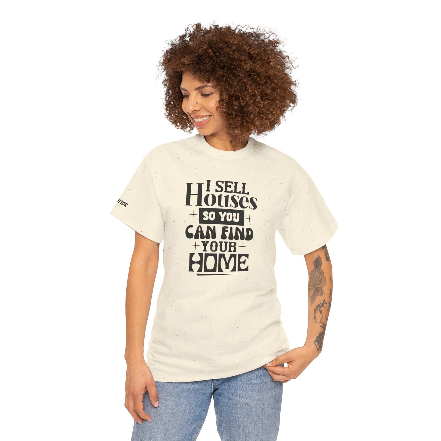 I Sell Houses Unisex Heavy Cotton Tee - Perfect Gift for Real Estate Agents!