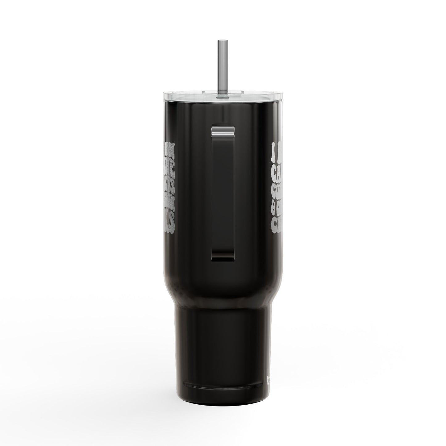 Caffeine, Contracts & Commission Checks Tumbler – 40 oz Stainless Steel Mug for Realtors