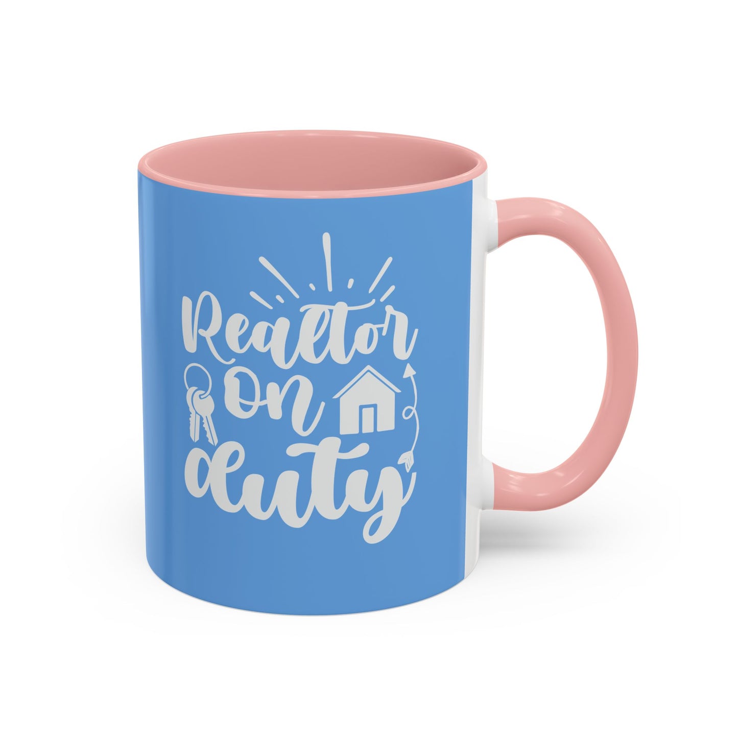 Realtor On Duty Accent Coffee Mug (11, 15oz)