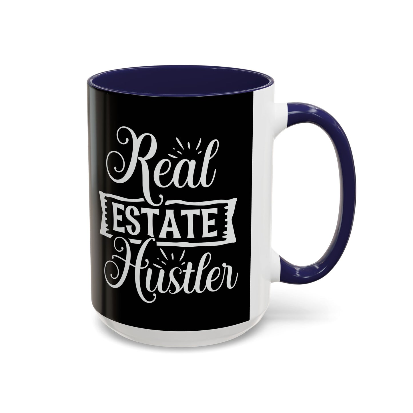 Real Estate Hustler realtor Accent Coffee Mug (11, 15oz)
