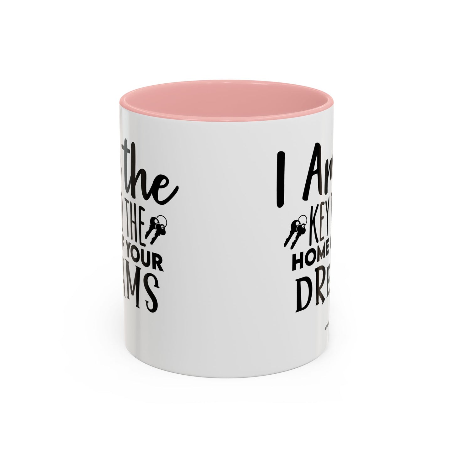 I Am The Key Realtor Accent Coffee Mug (11, 15oz)