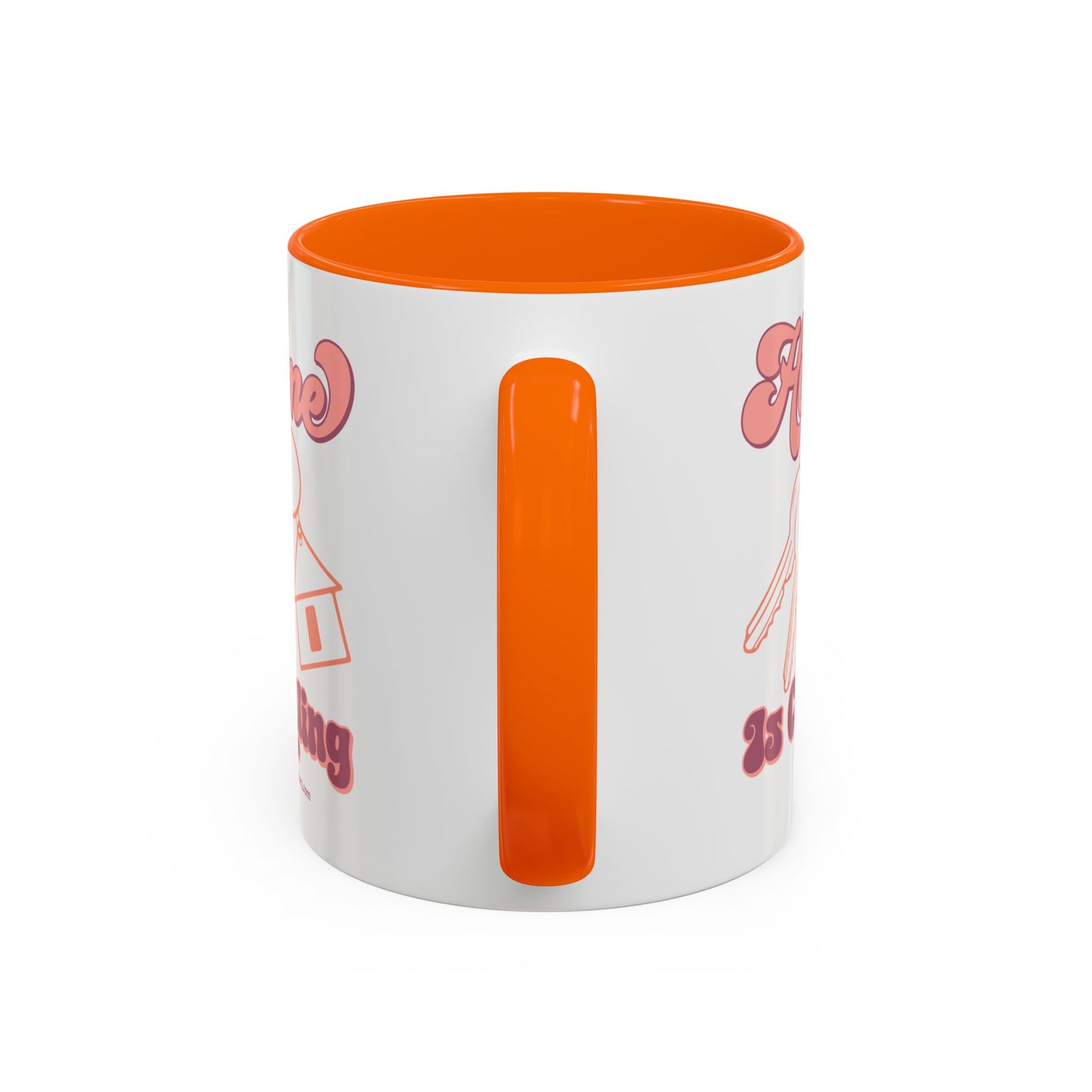 Home Is Calling Realtor Accent Coffee Mug (11, 15oz)