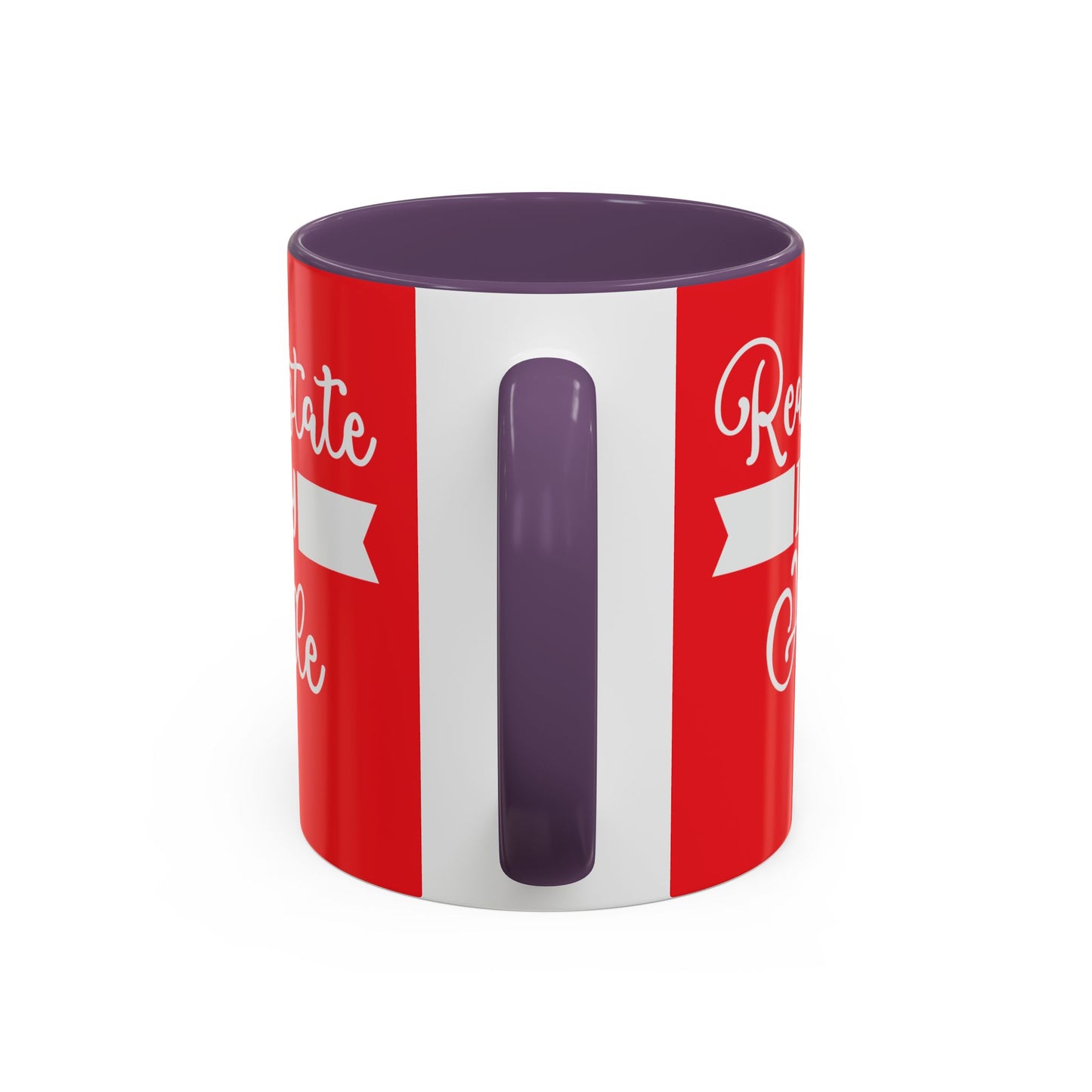 Real Estate Is My Side Hustle Realtor Accent Coffee Mug (11, 15oz)