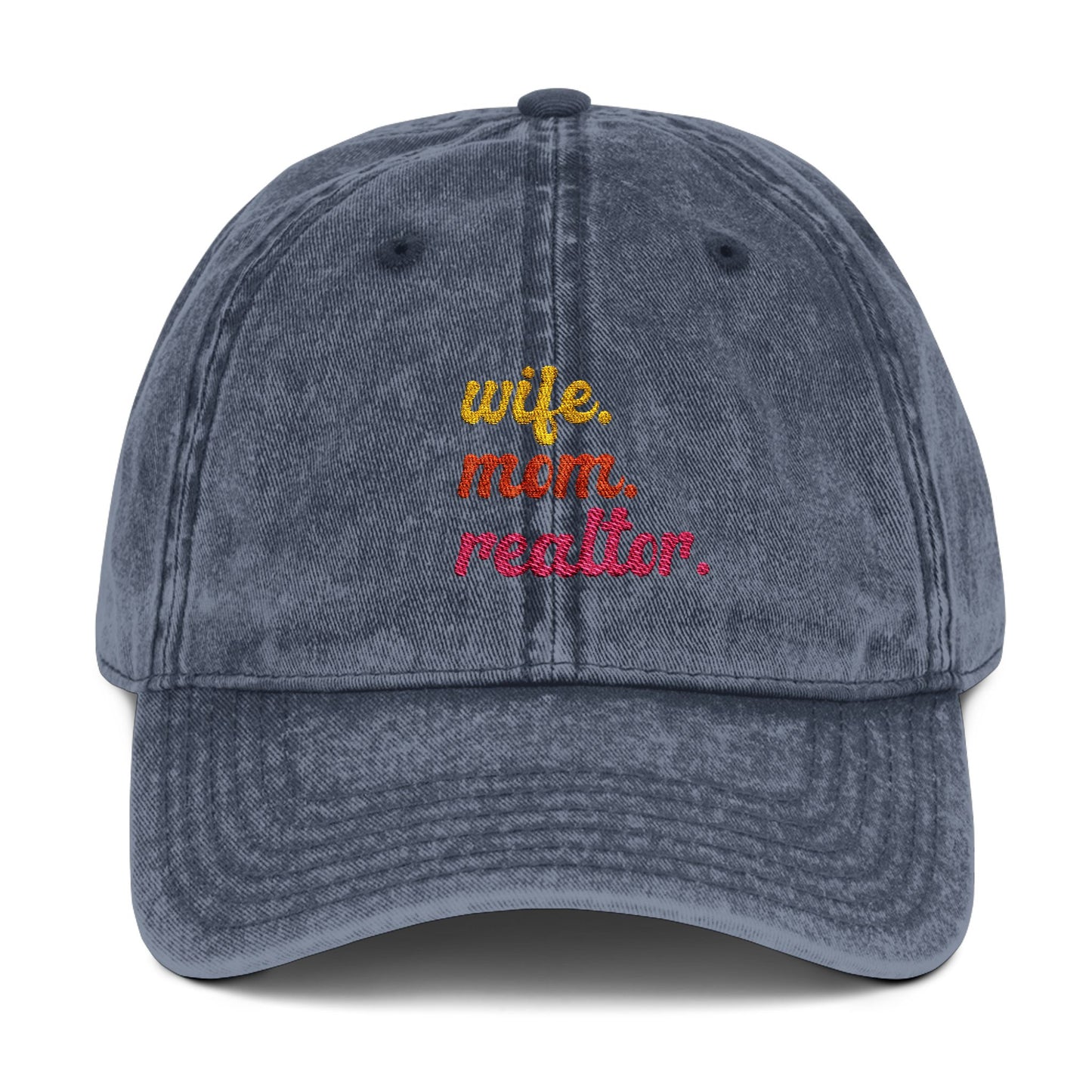 Embroidered Wife. Mom. Realtor. Hat