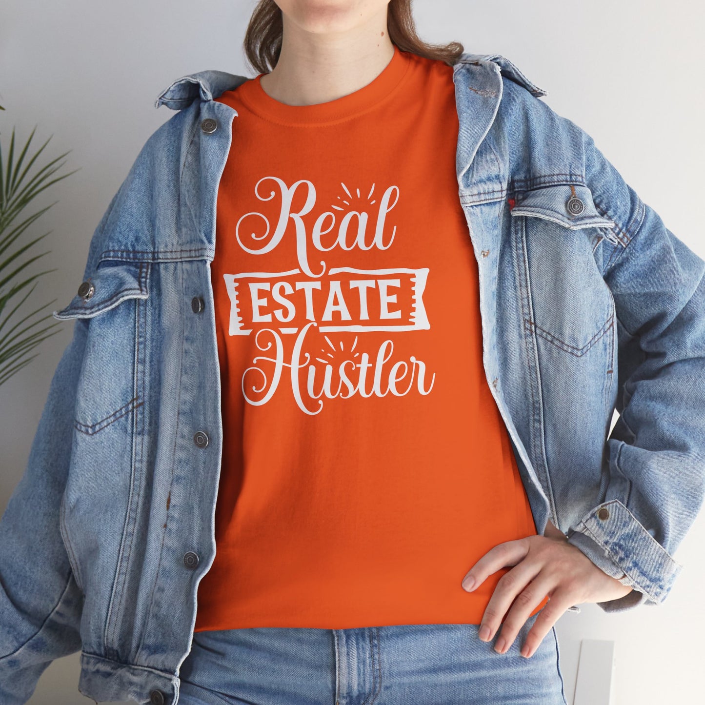 💰 "Real Estate Hustler" Tee – Because You’re Out Here Selling Homes, Not Dreams! 🏡