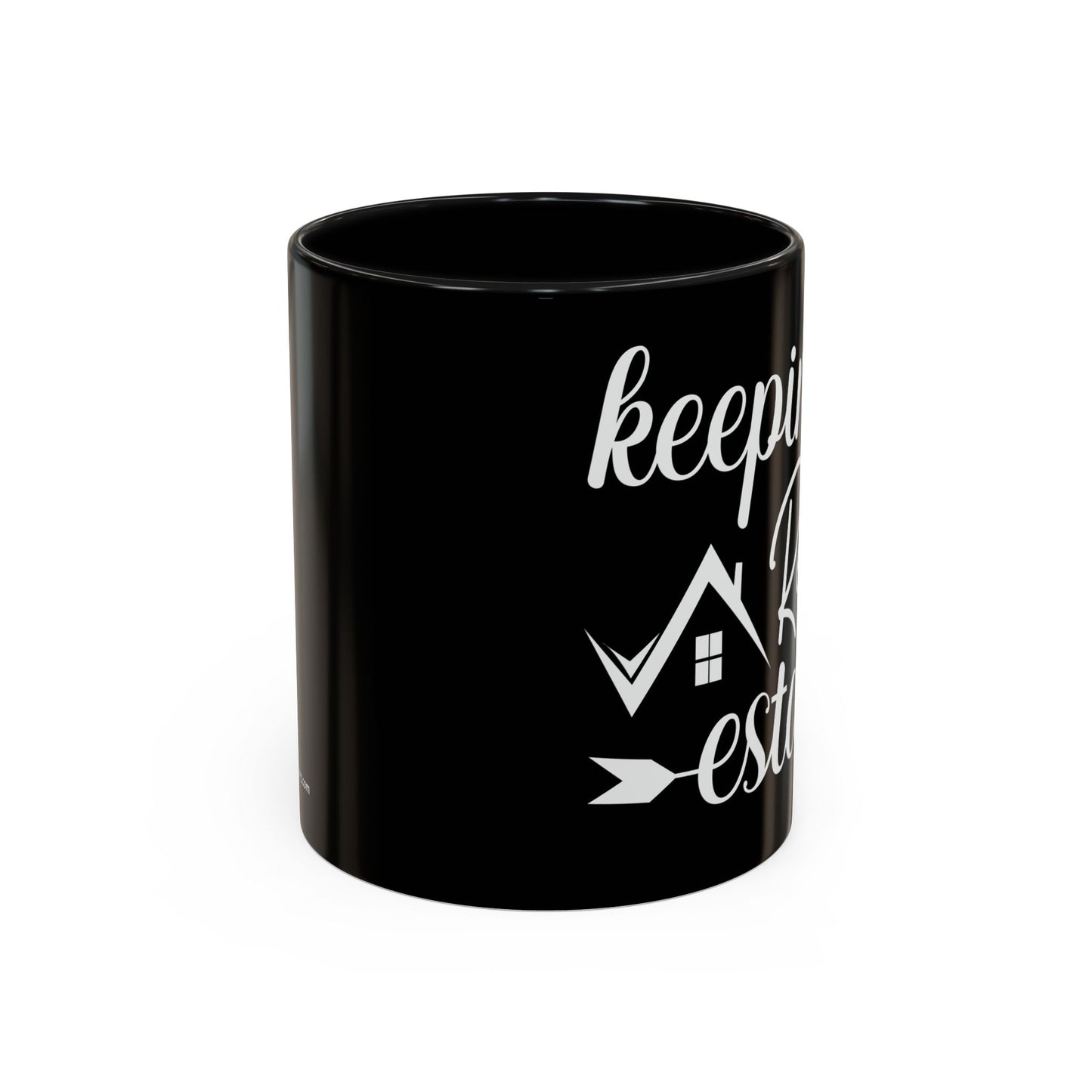 Keeping It Real Estate Realtor Accent Coffee Mug (11, 15oz)
