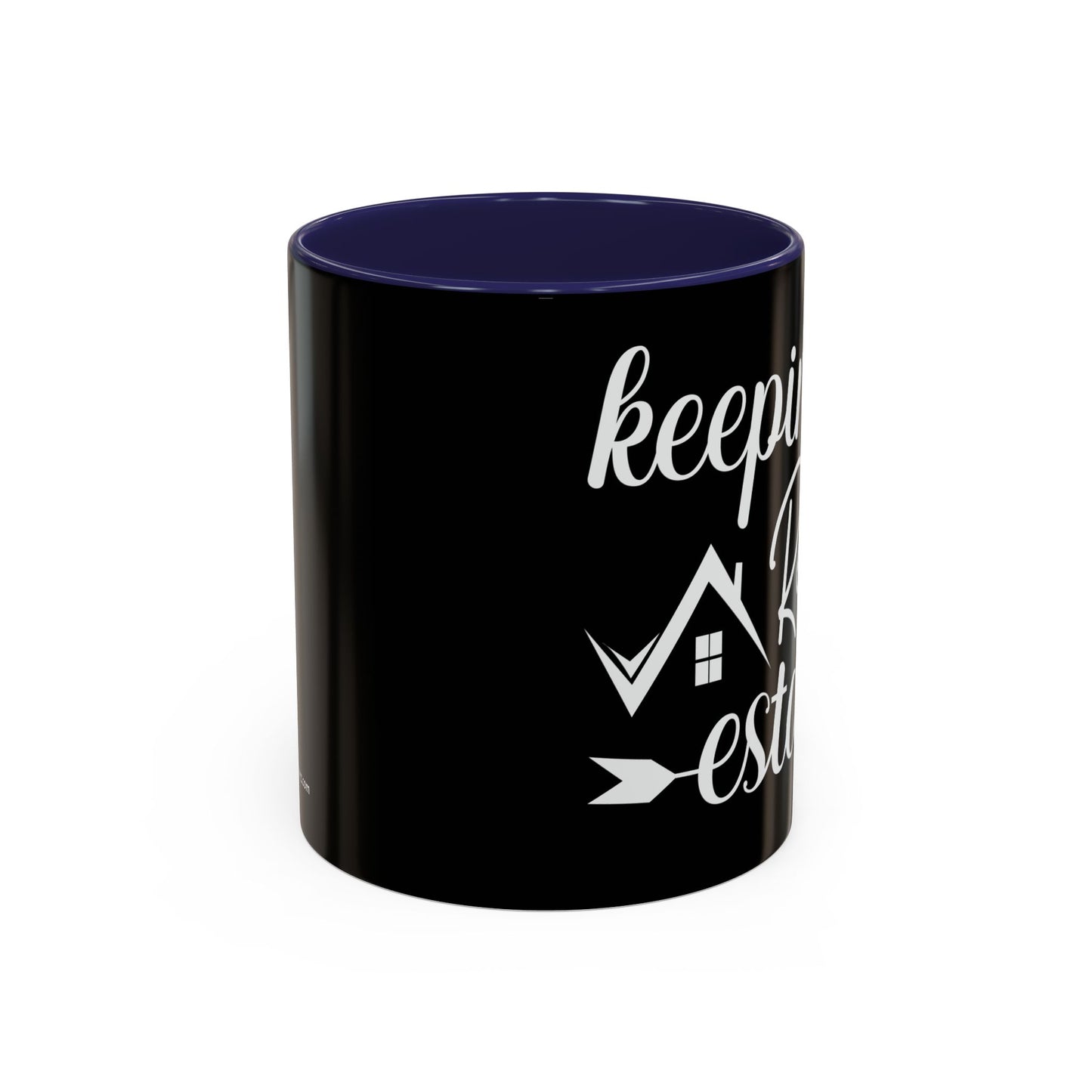 Keeping It Real Estate Realtor Accent Coffee Mug (11, 15oz)