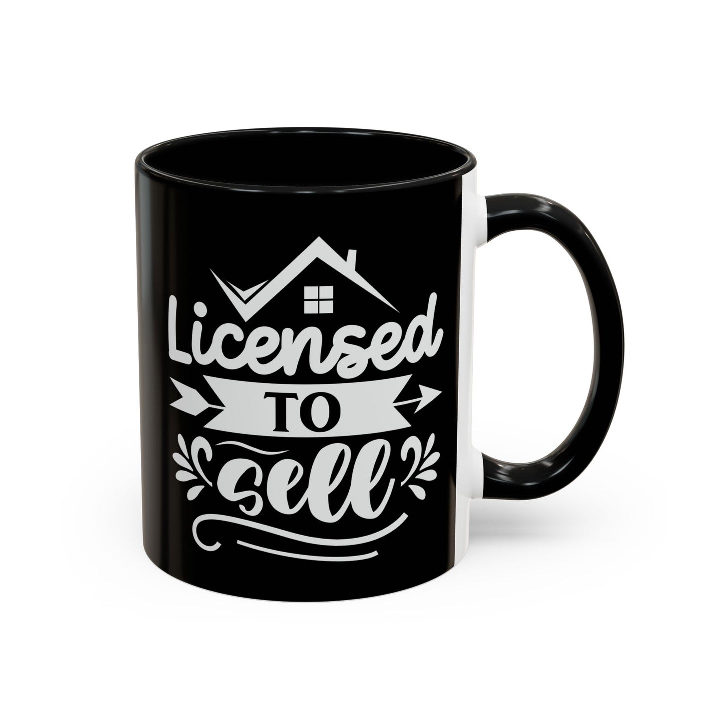 Licensed To Sell Realtor Accent Coffee Mug (11, 15oz)