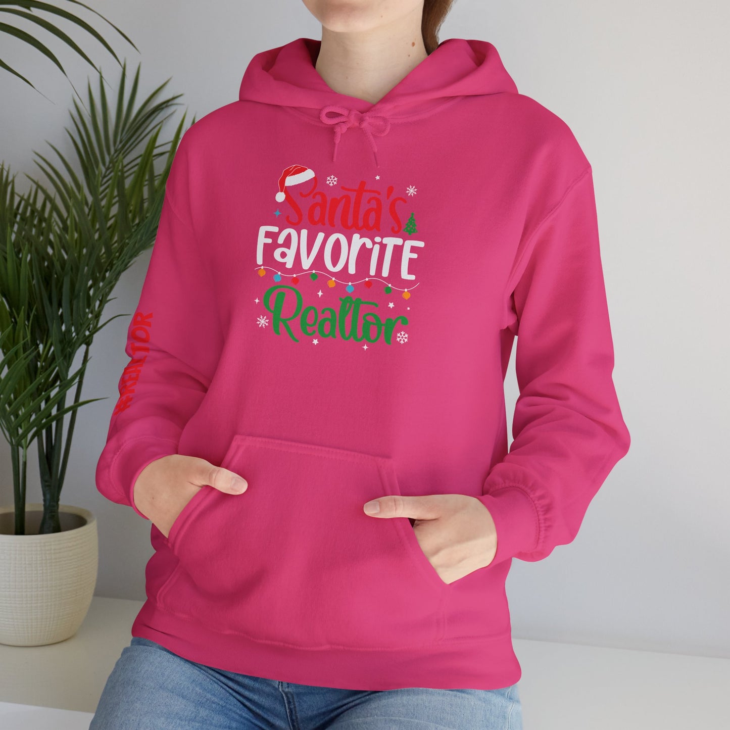🎅 Santa’s Favorite Realtor Hoodie – Sleigh Listings in Style