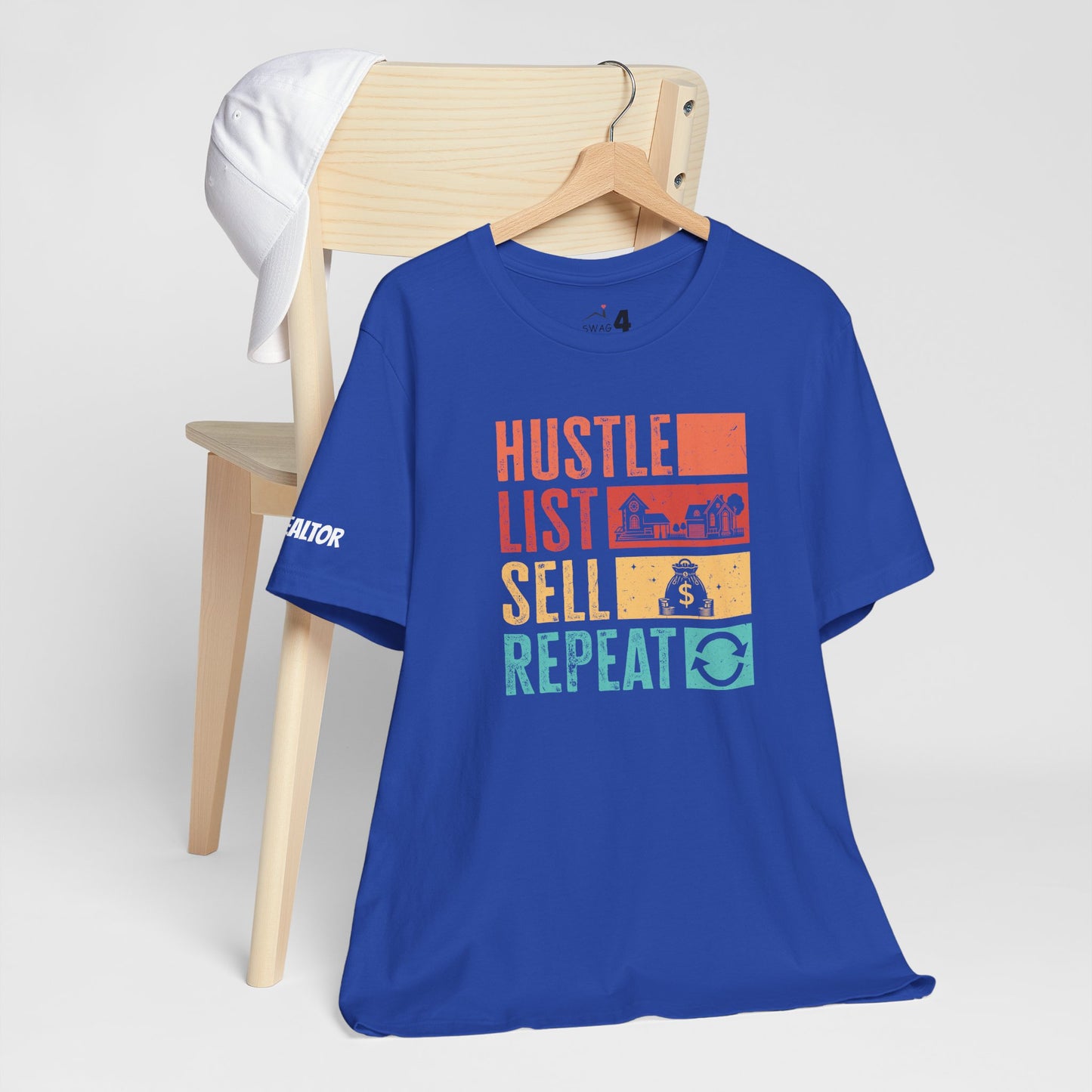 π‘ Hustle. List. Sell. Repeat. β The Official Realtor Mantra Tee! π‘