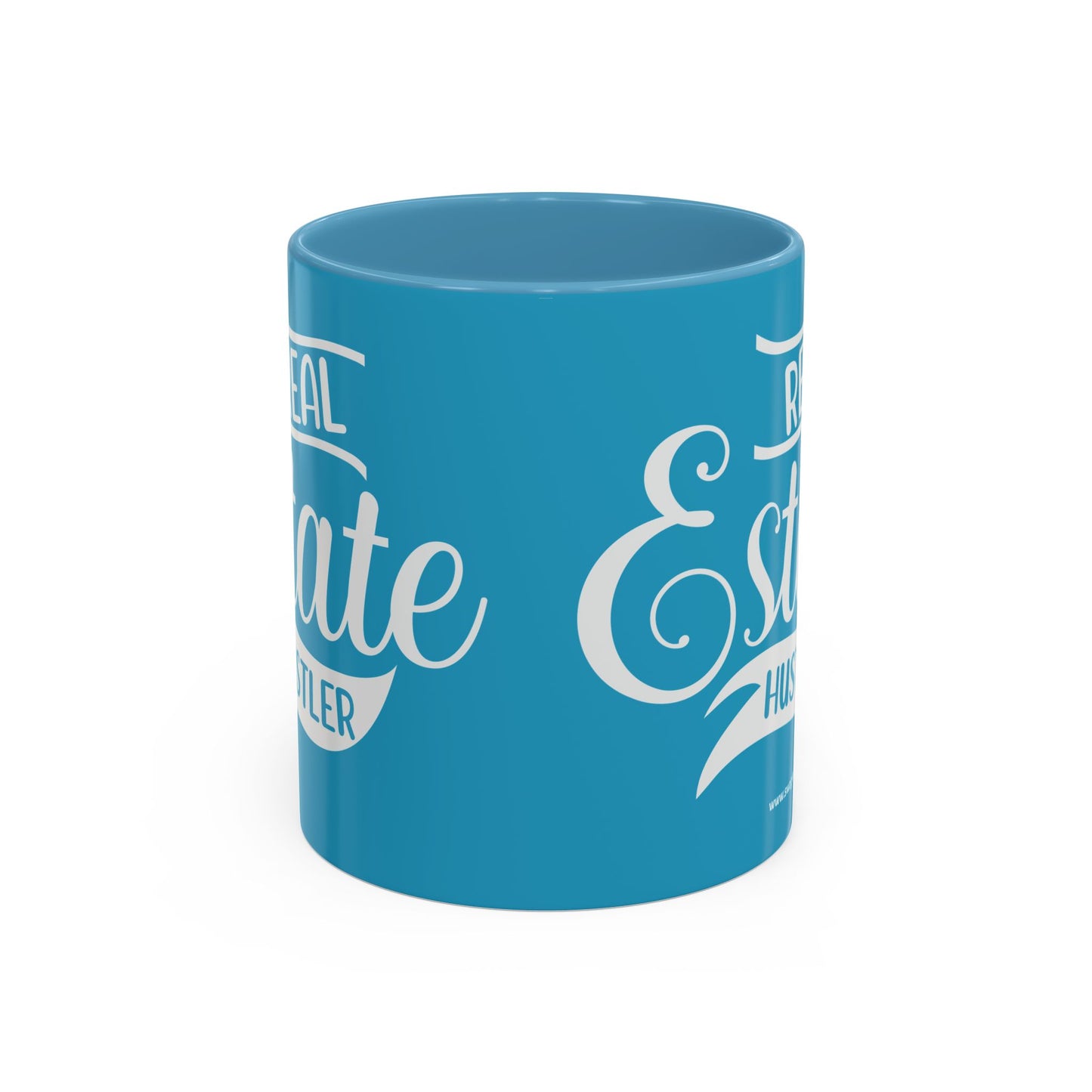 Real Estate Hustler Realtor Accent Coffee Mug (11, 15oz)