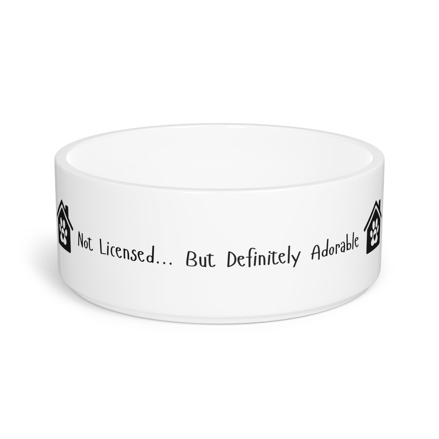 Not Licensed… But Definitely Adorable – Realtor Dog Bowl