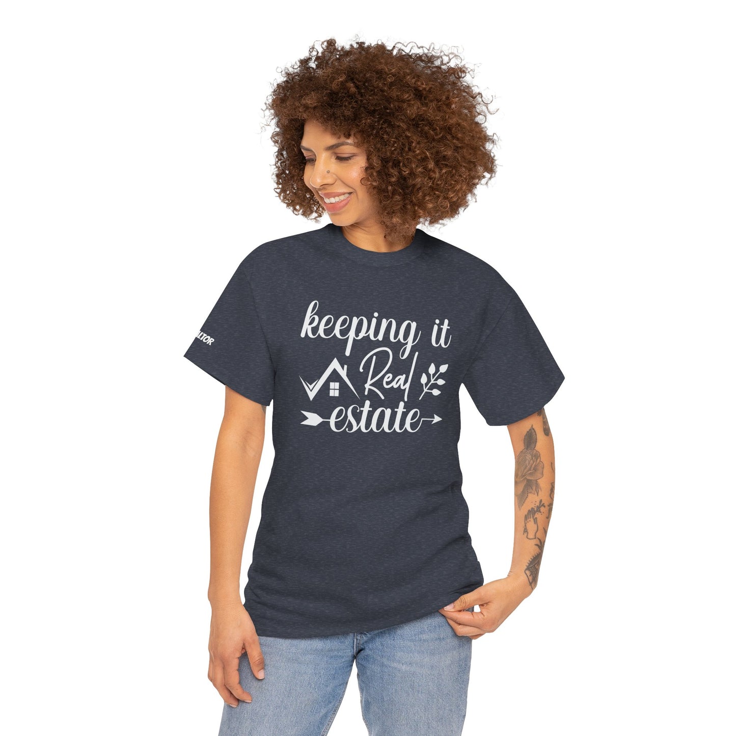 Keeping It Real Estate Unisex Heavy Cotton Tee