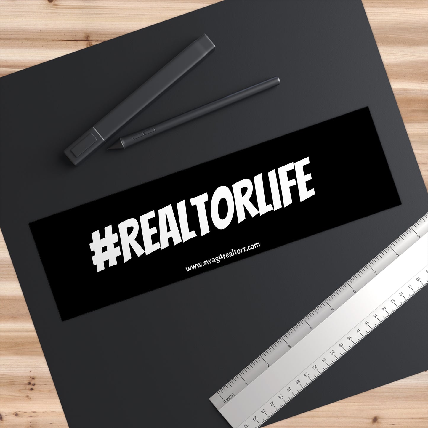 📍 #REALTORLIFE Bumper Sticker – Because This Career Isn’t a Job… It’s a Full-On Lifestyle 💼🏠