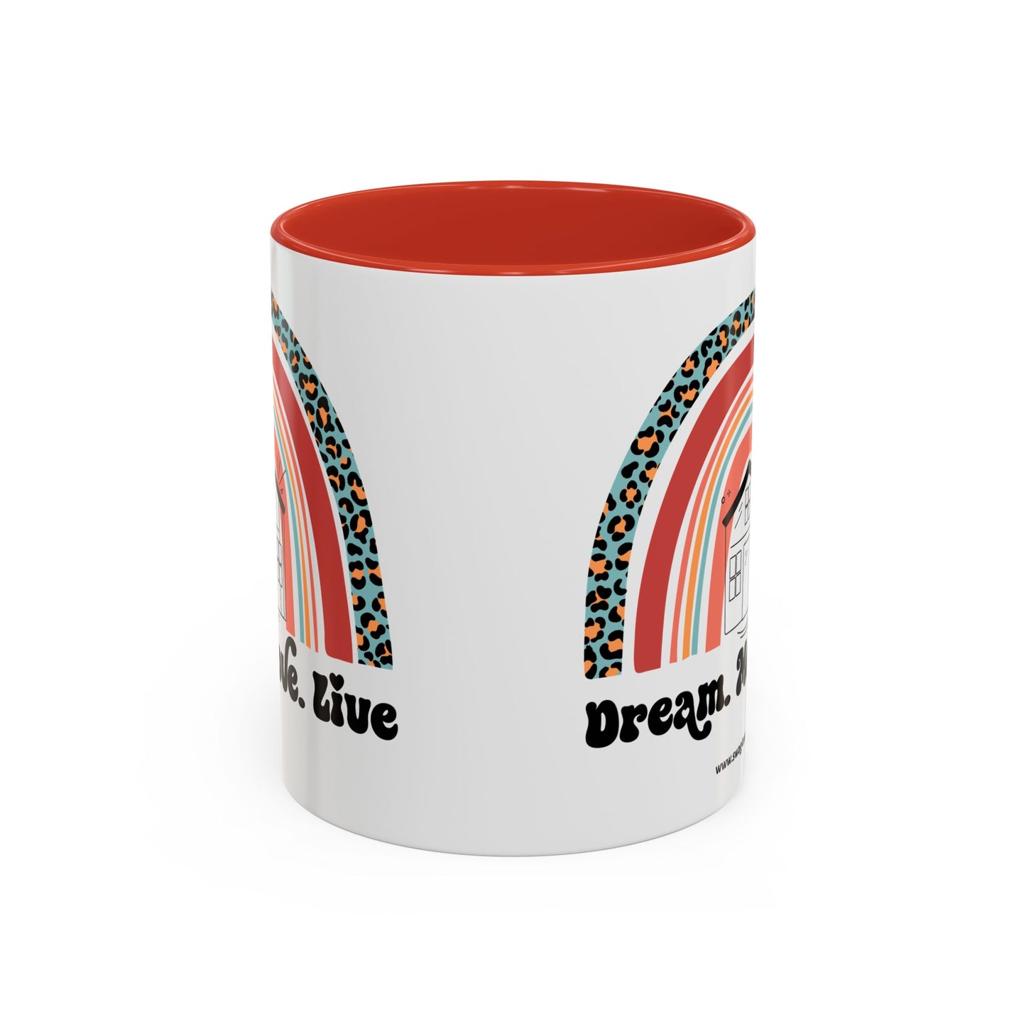 Dream Move Live Realtor Accent Coffee Mug (11, 15oz)