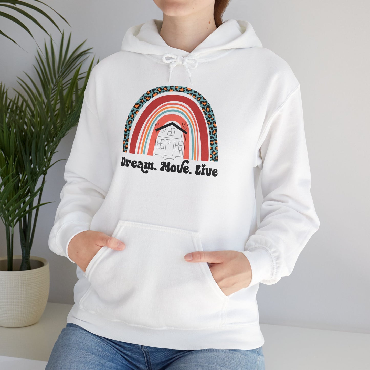 π‘ Dream. Move. Live. Hoodie β Because Finding Homes is an Art! π‘