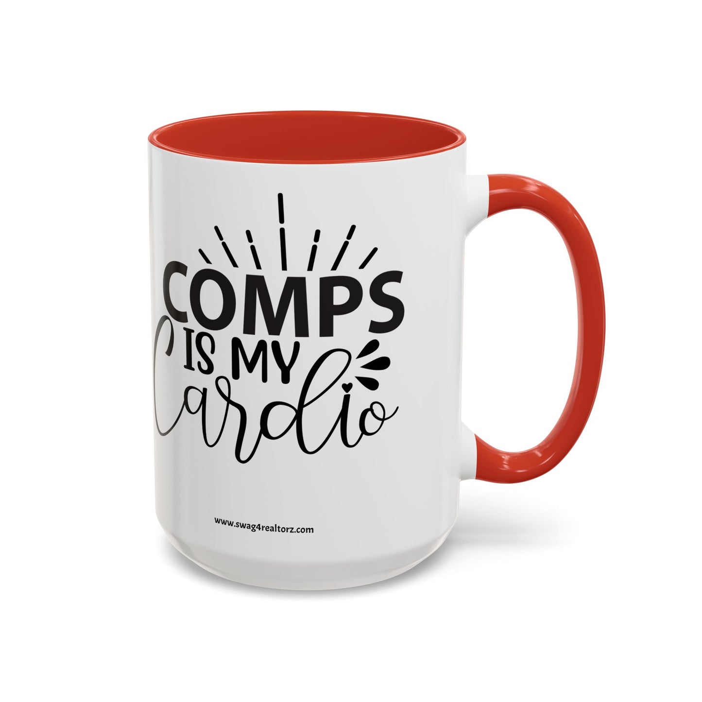 Comps Are My Cardo Realtor Accent Coffee Mug (11, 15oz)