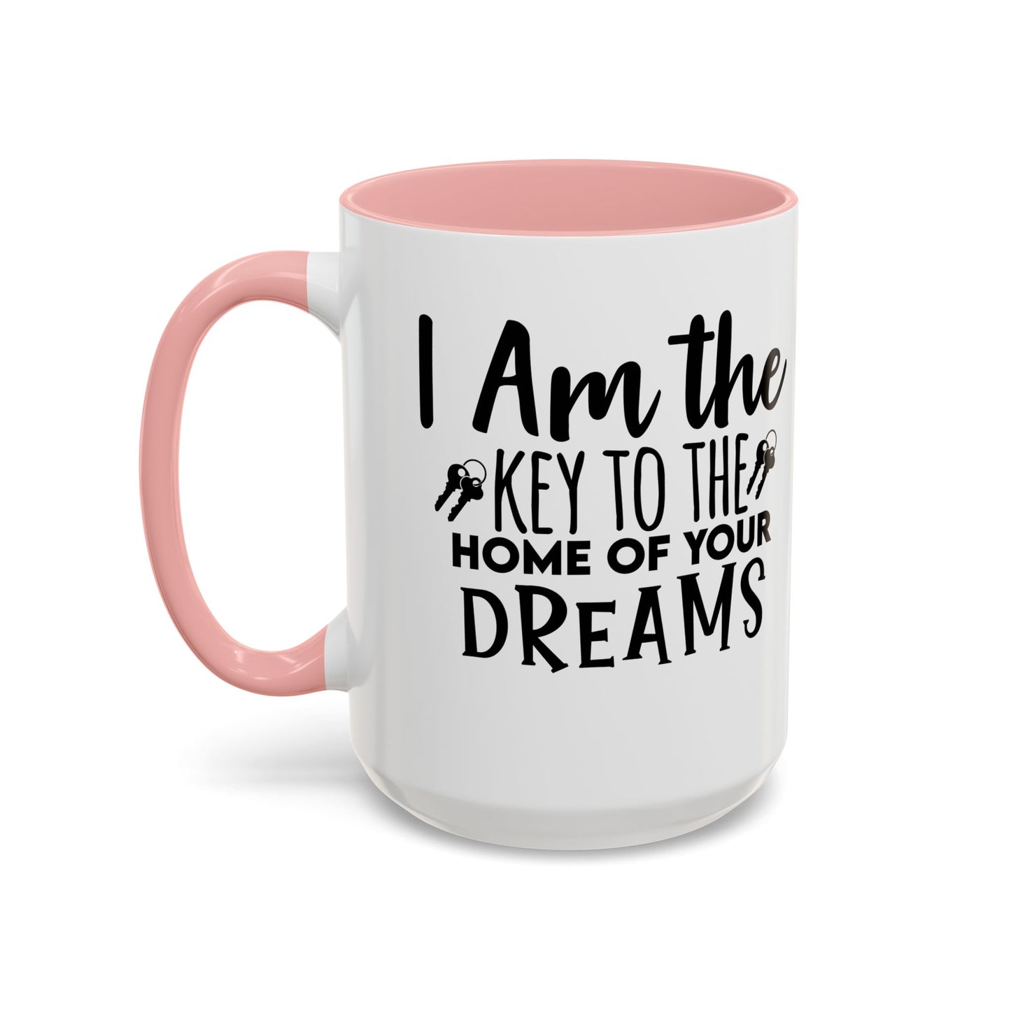 I Am The Key Realtor Accent Coffee Mug (11, 15oz)
