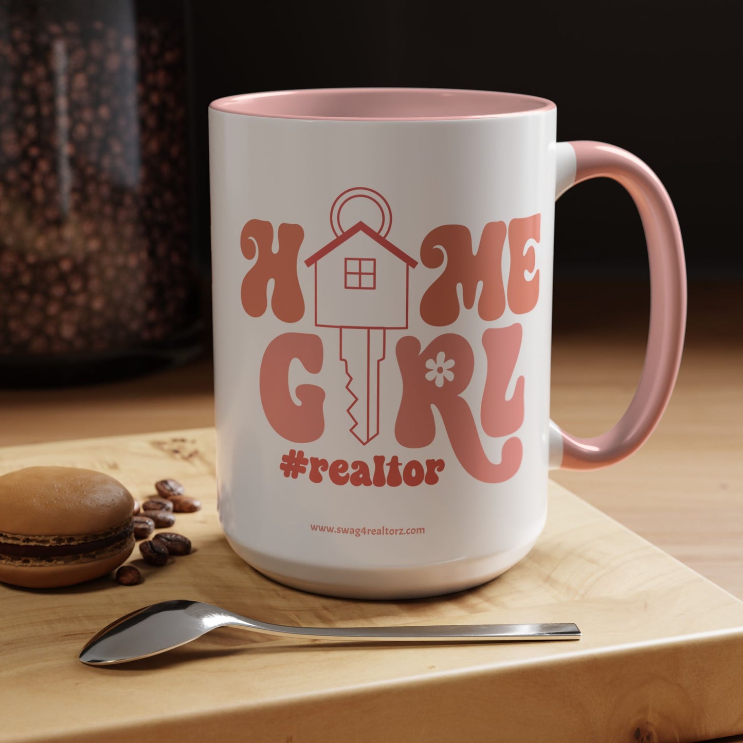 Home Girl Realtor Accent Coffee Mug (11, 15oz)