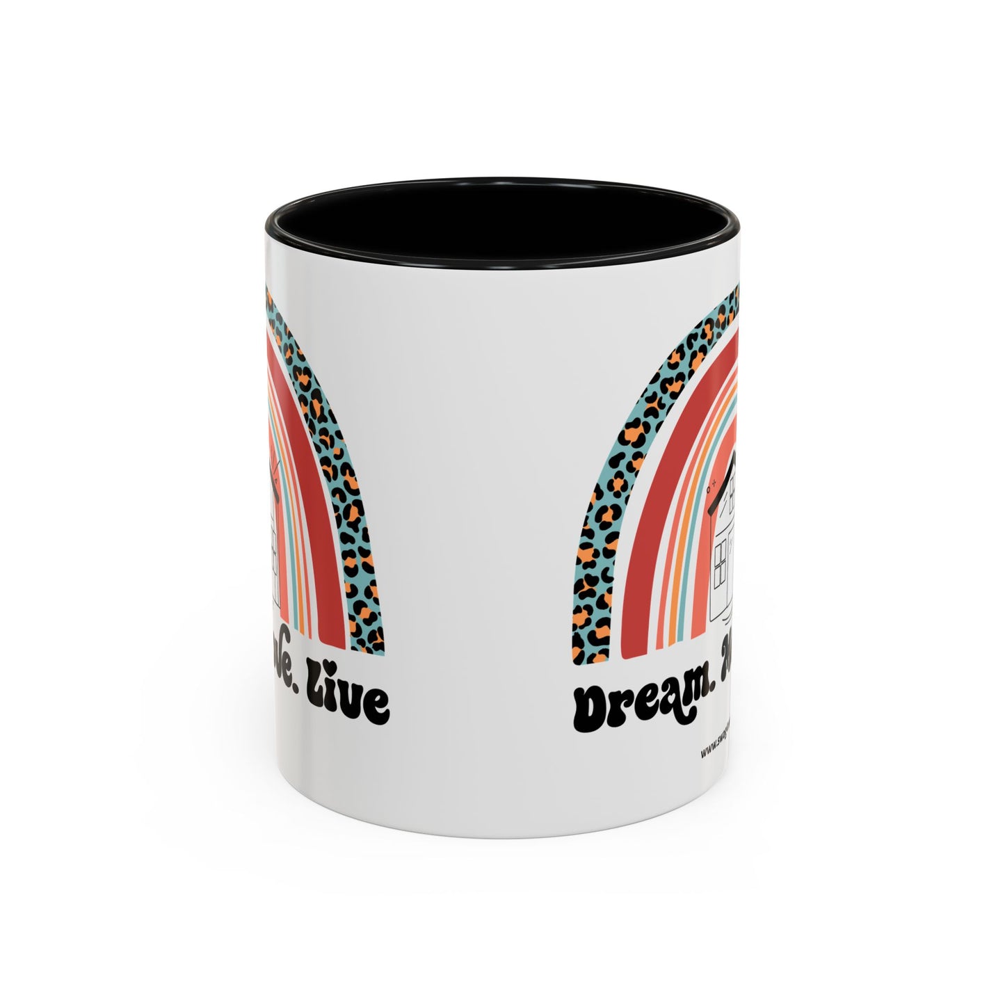 Dream Move Live Realtor Accent Coffee Mug (11, 15oz)