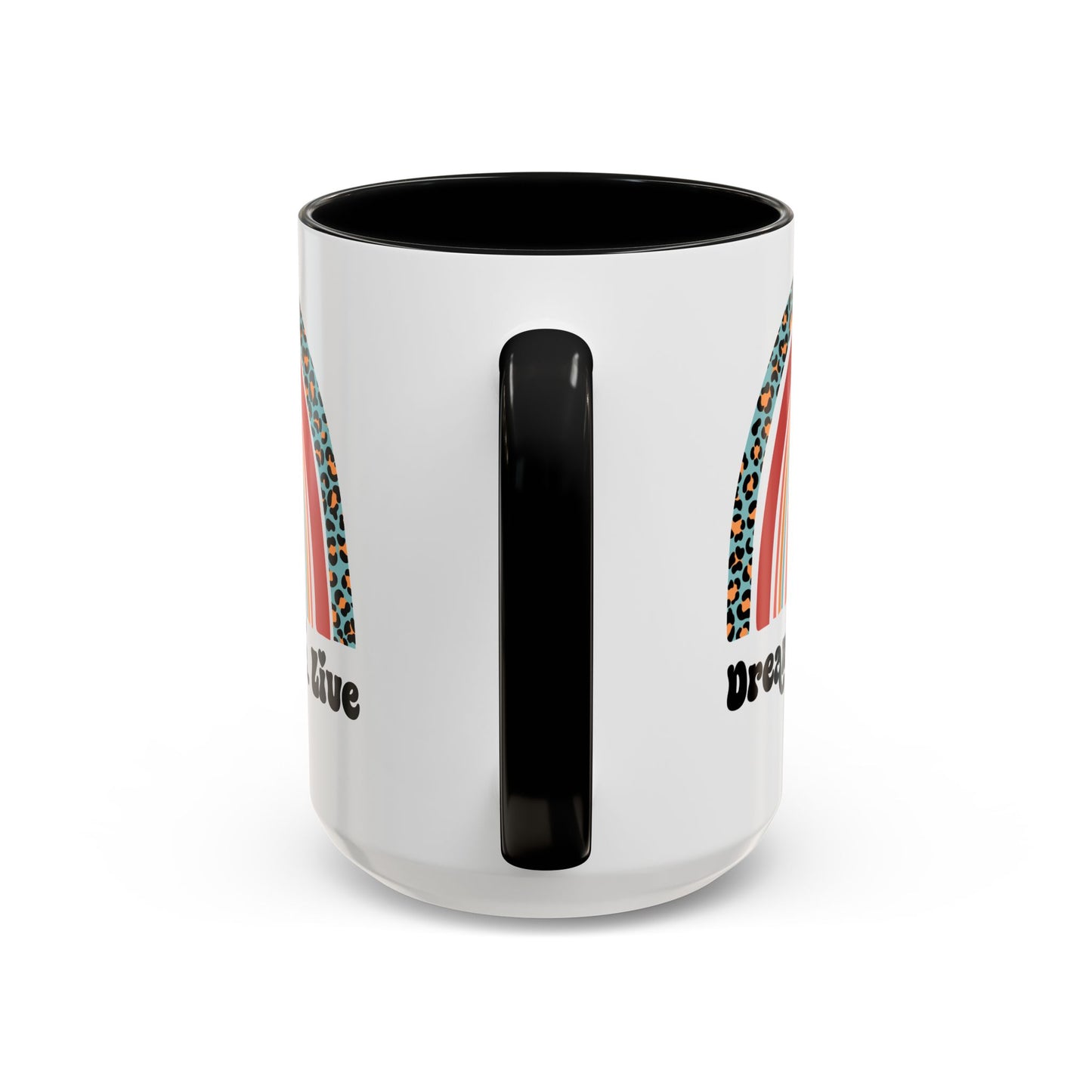 Dream Move Live Realtor Accent Coffee Mug (11, 15oz)