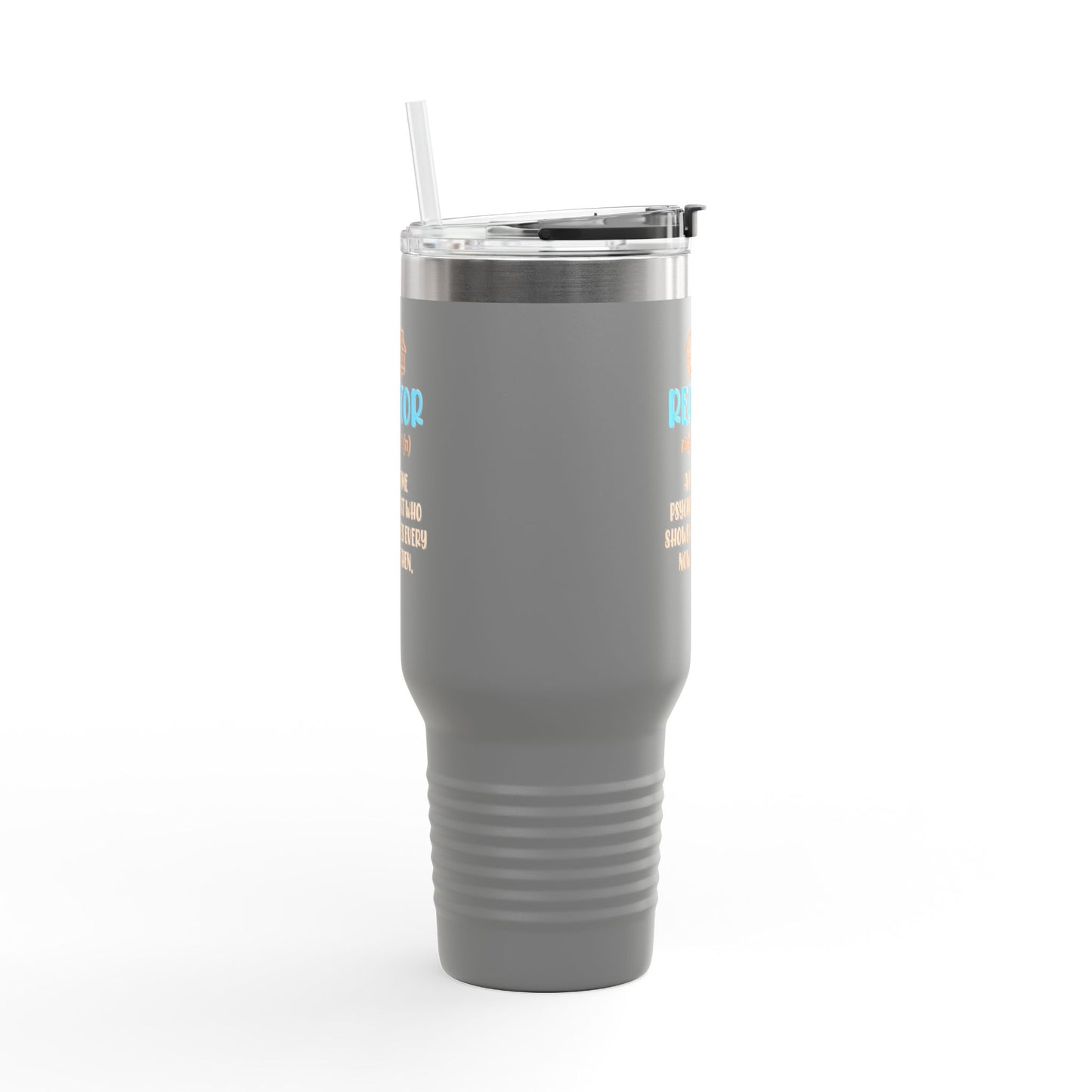 Realtor (n.): Full-Time Therapist. Occasional House Shower. – 40oz Tumbler 🧠🏘️☕