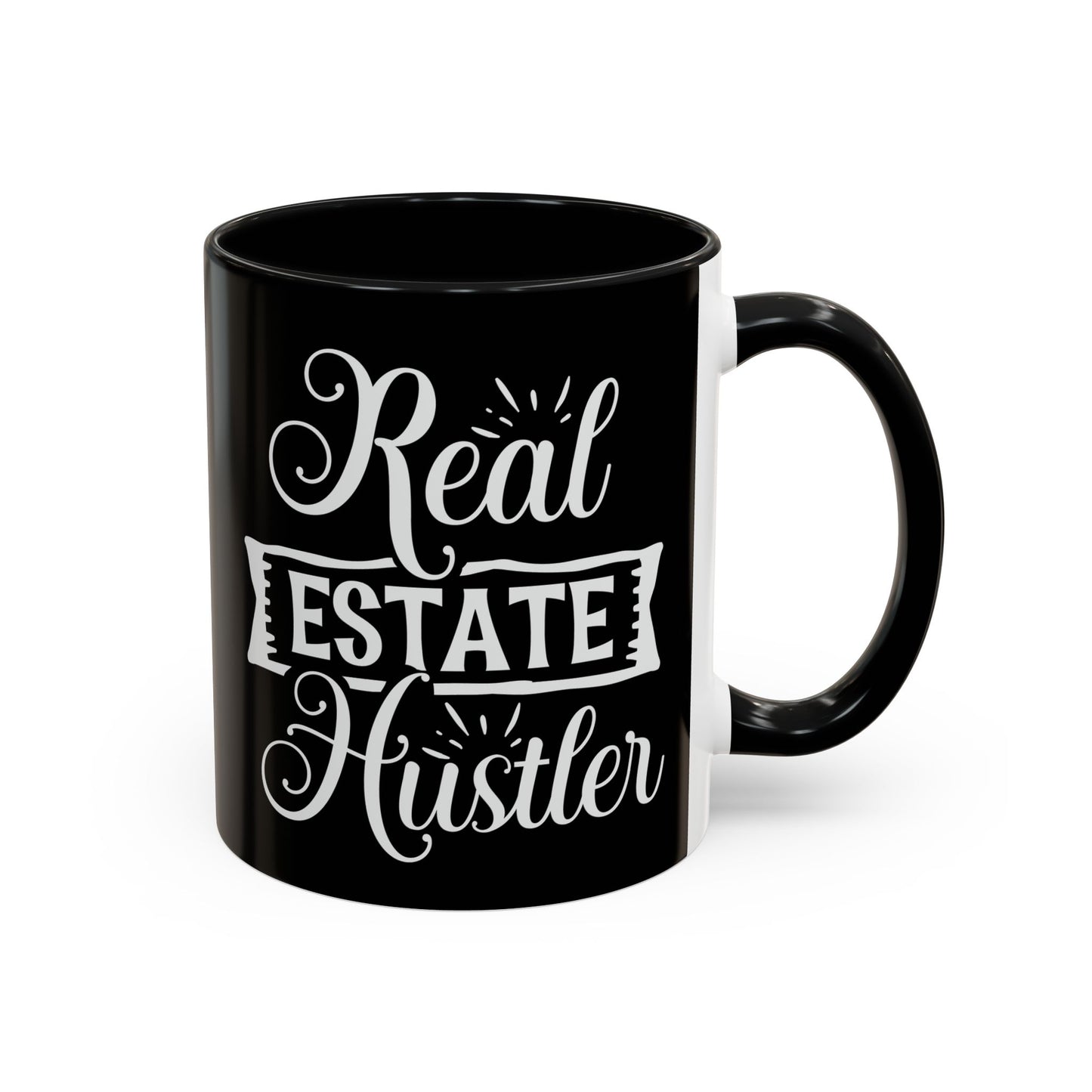 Real Estate Hustler realtor Accent Coffee Mug (11, 15oz)