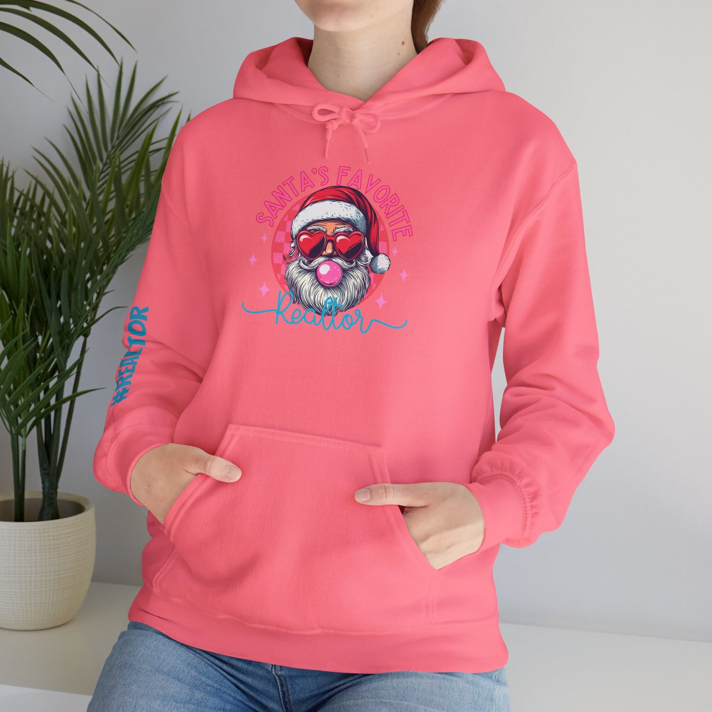 🎅 Santa’s Favorite Realtor Hoodie – Sleighin’ in Style Since Day One