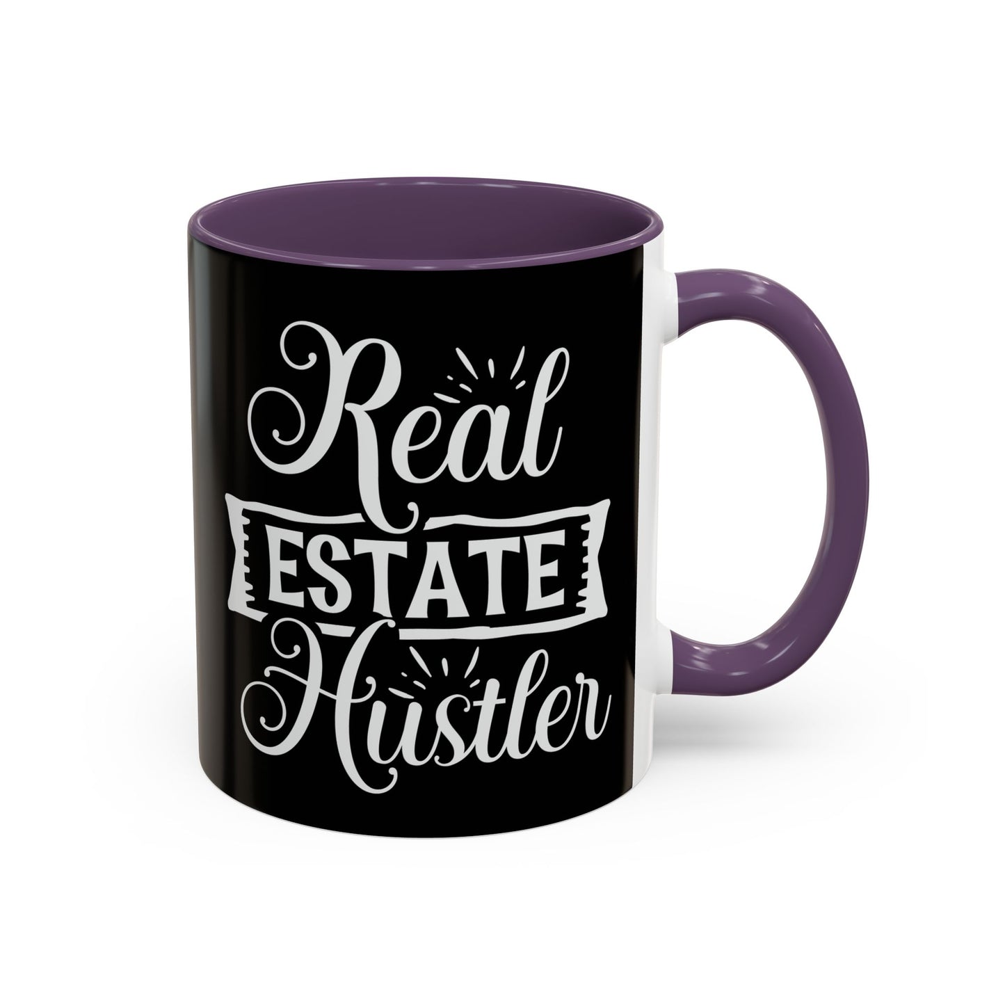 Real Estate Hustler realtor Accent Coffee Mug (11, 15oz)
