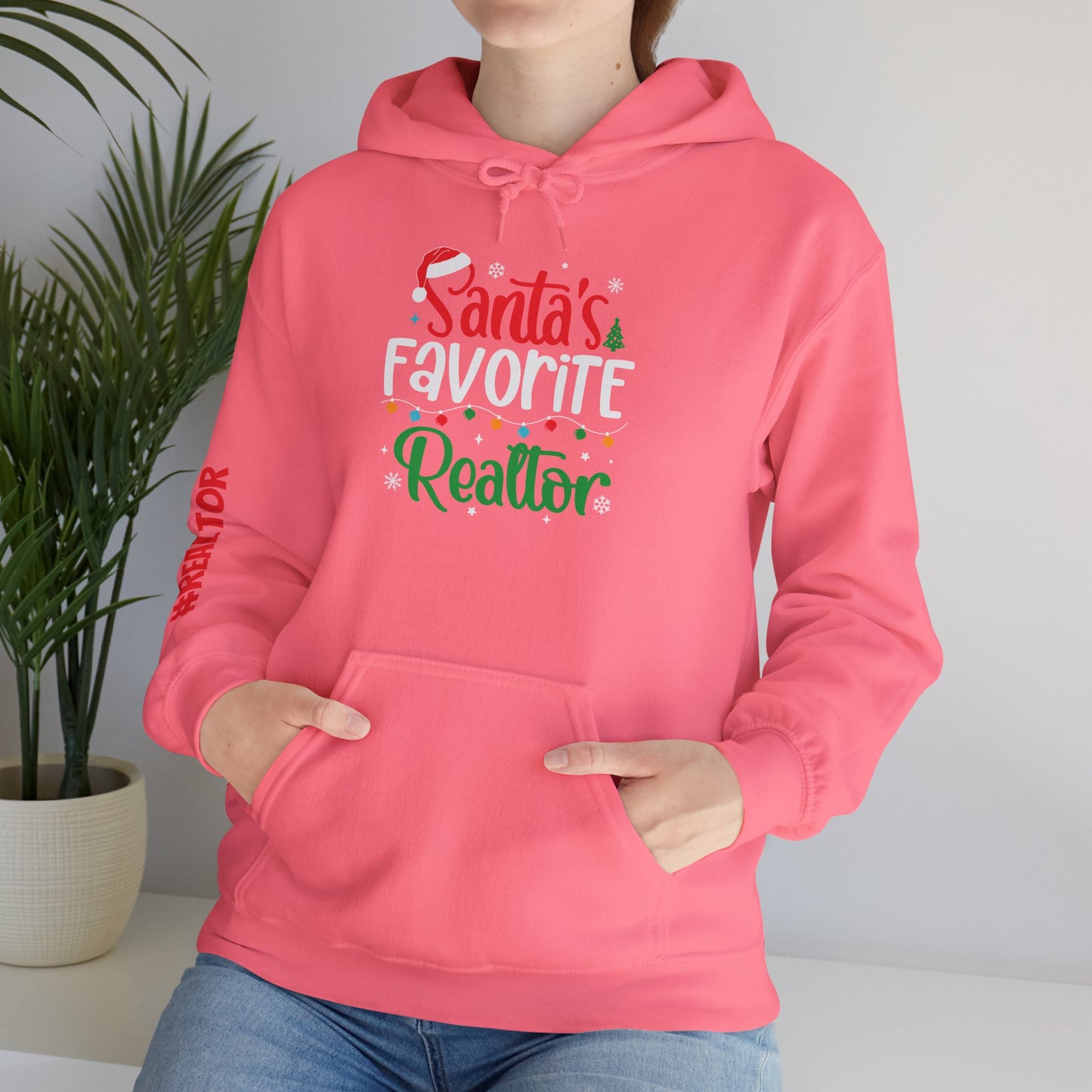 🎅 Santa’s Favorite Realtor Hoodie – Sleigh Listings in Style