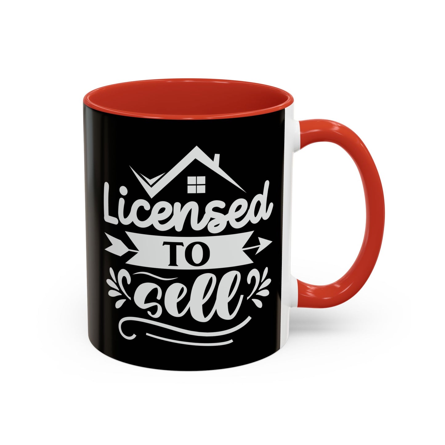 Licensed To Sell Realtor Accent Coffee Mug (11, 15oz)