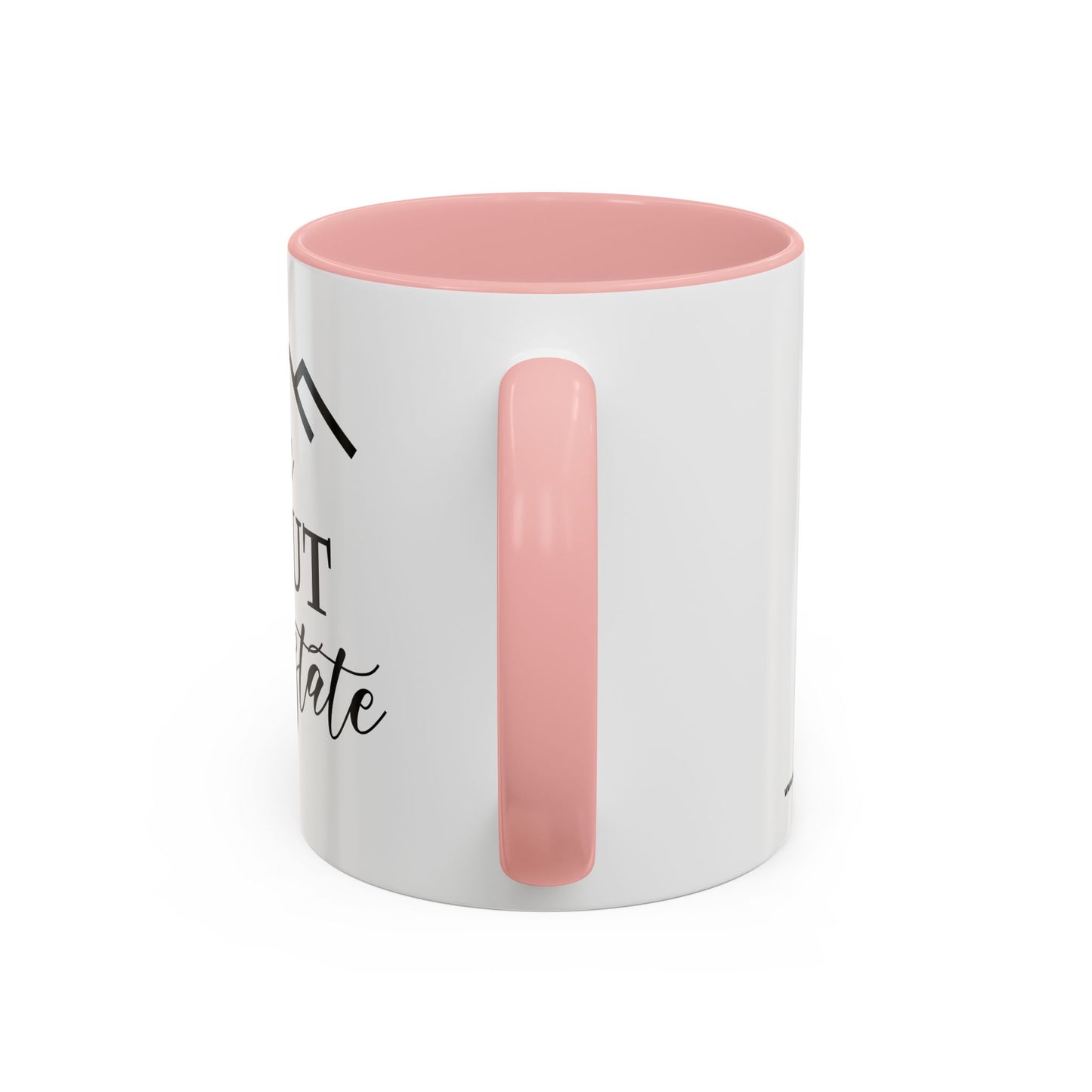Ask Me About Real Estate Realtor Accent Coffee Mug (11, 15oz)