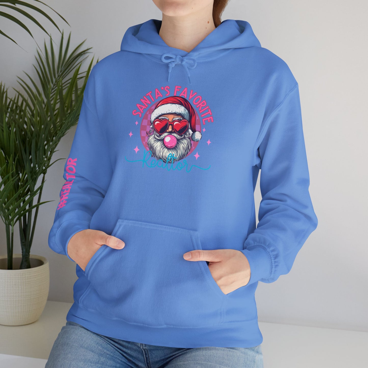 🎅 Santa’s Favorite Realtor Hoodie – Sleighin’ in Style Since Day One