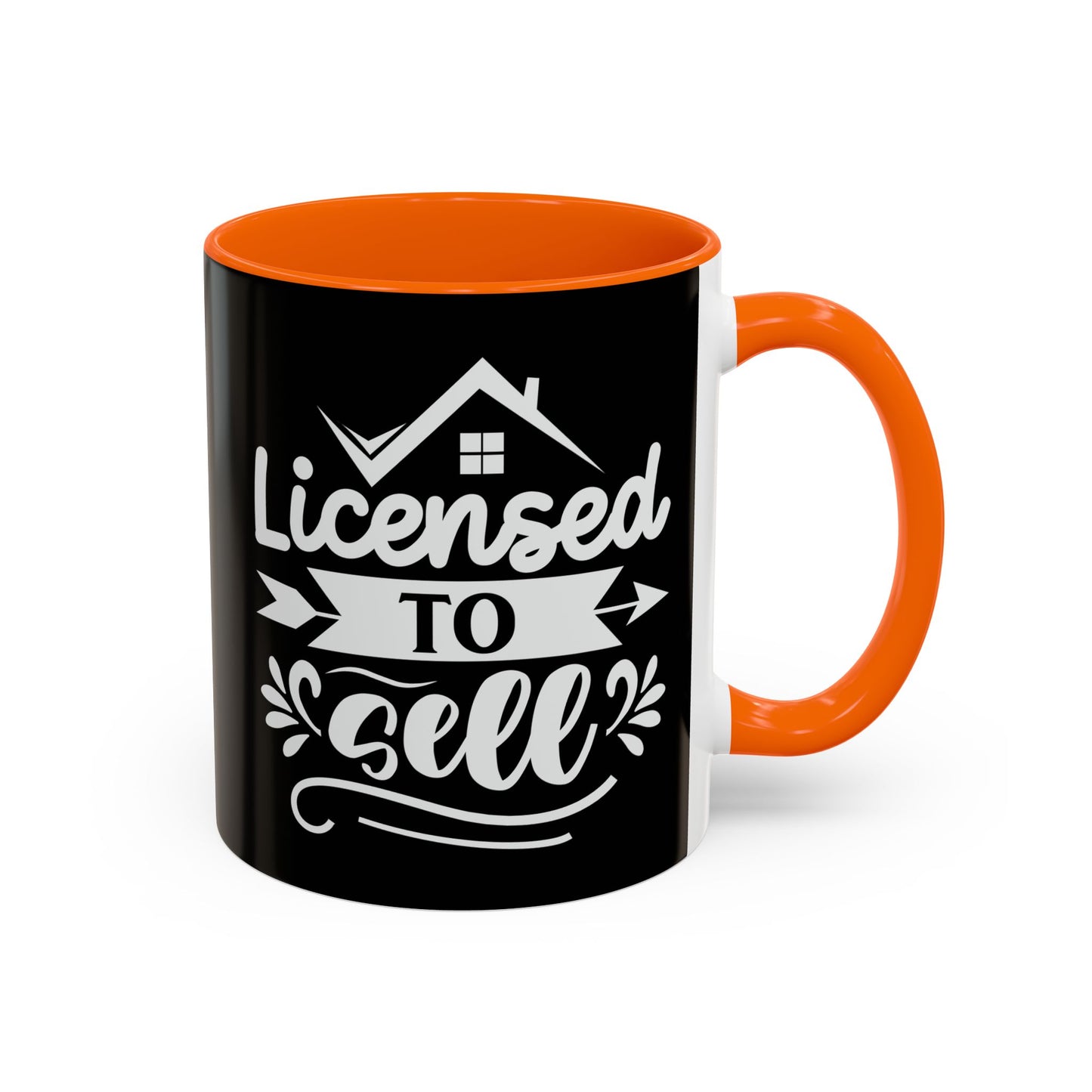 Licensed To Sell Realtor Accent Coffee Mug (11, 15oz)