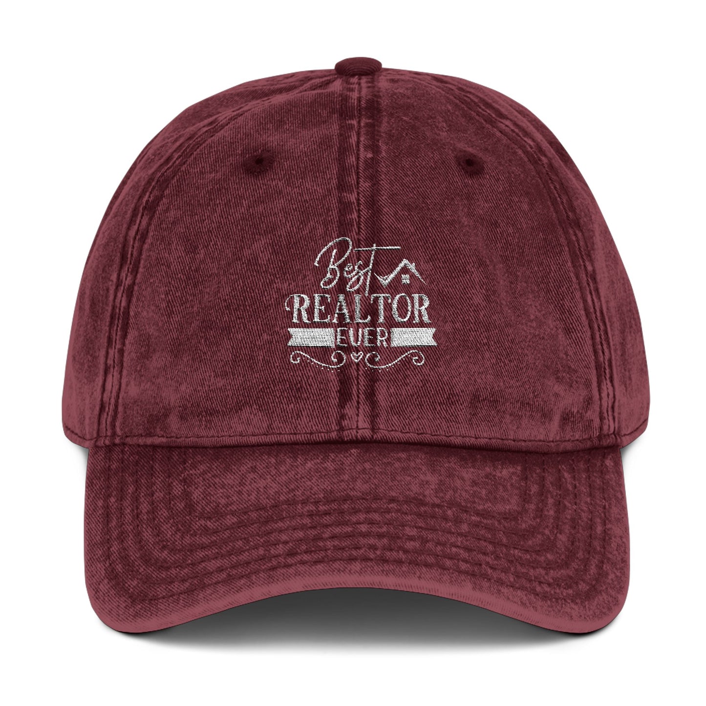 Best Realtor Ever Hat – Embroidered Real Estate Agent Dad Cap