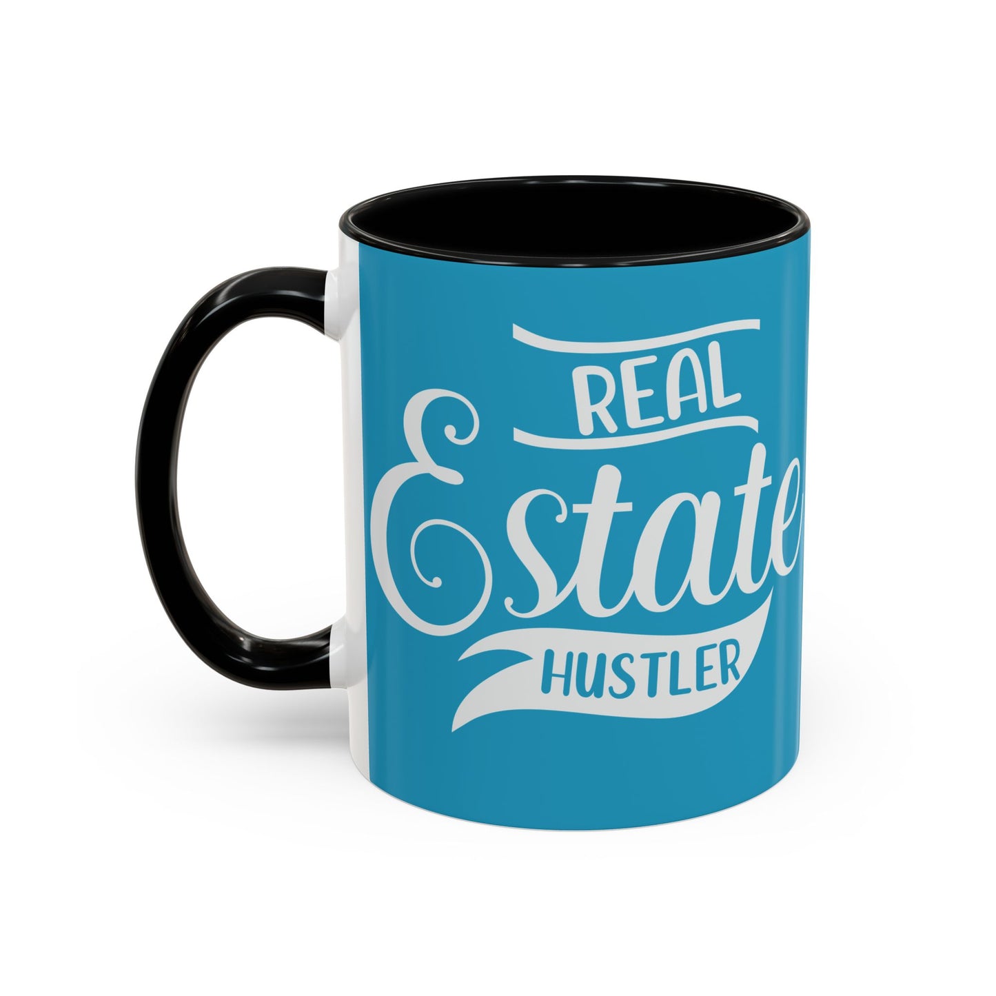 Real Estate Hustler Realtor Accent Coffee Mug (11, 15oz)