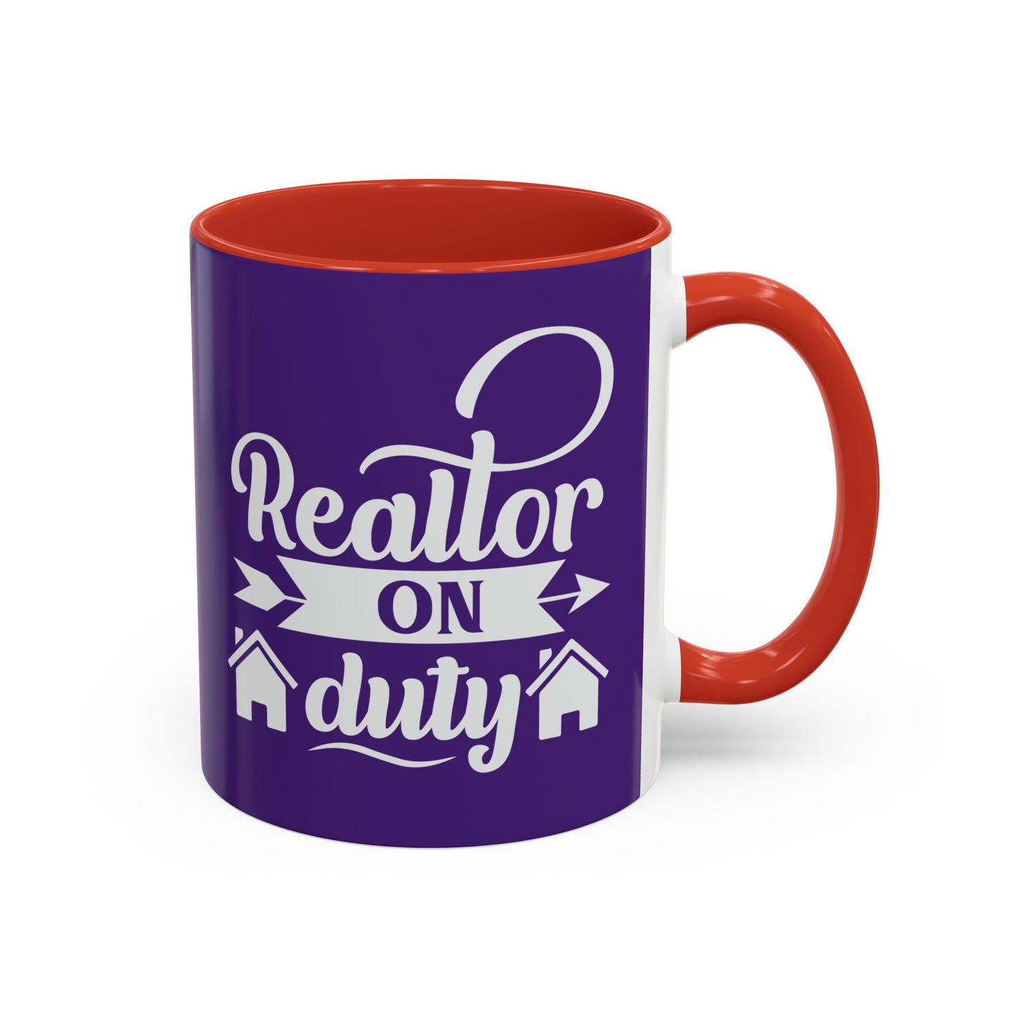 Realtor On Duty Accent Coffee Mug (11, 15oz)