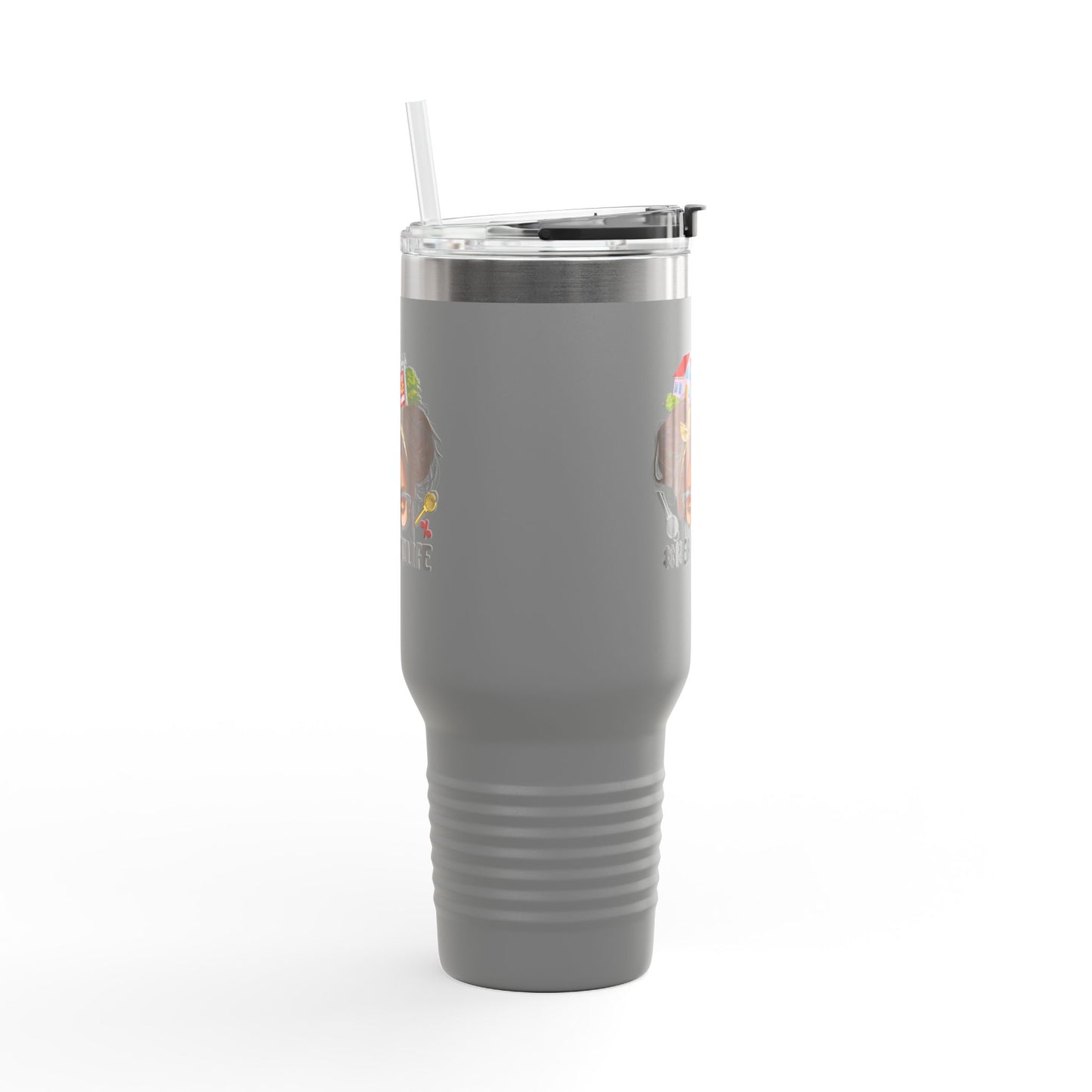 #REALTORLIFE 40oz Tumbler β The Messy Hair Hustle Cup πββοΈβπ‘