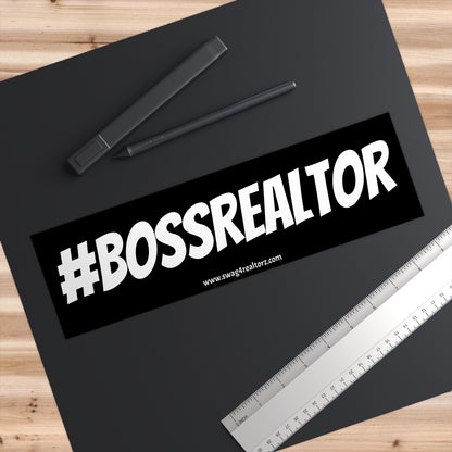 🏡 #BOSSREALTOR Bumper Sticker – Because You Run the Market 🚗