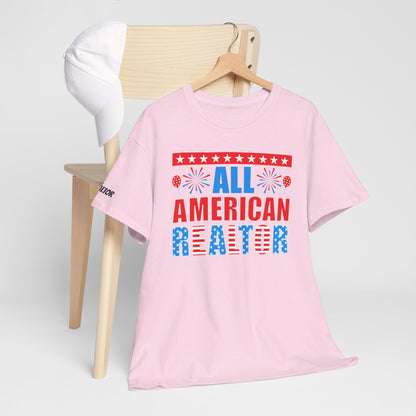 🎇 All American Realtor Tee – Red, White, & Ready to List! 🇺🇸🏠