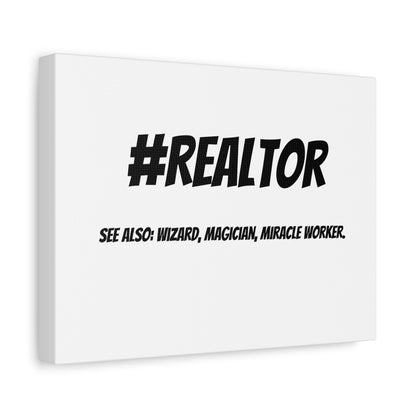 Realtor Motivational Canvas Art | #REALTOR Wall Decor | Perfect Gift for Real Estate Agents