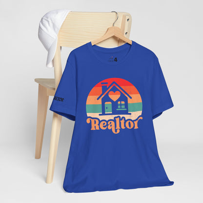 🏡 Retro Realtor Jersey Tee – Because Real Estate Never Goes Out of Style! 🏡