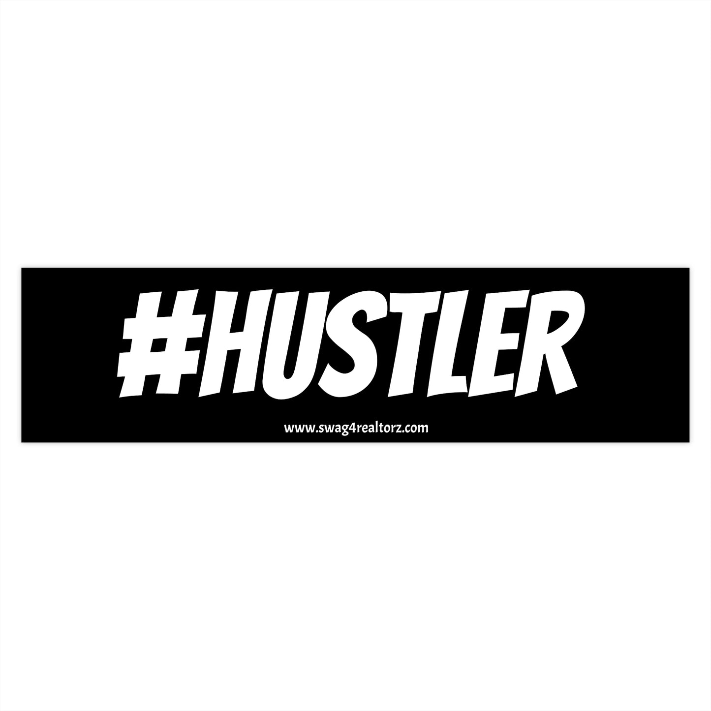 🚗 #HUSTLER Bumper Sticker – Drive Like You Mean Business 💼