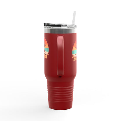 Realtor Retro Heart & Home Tumbler – 40 oz Stainless Steel Mug