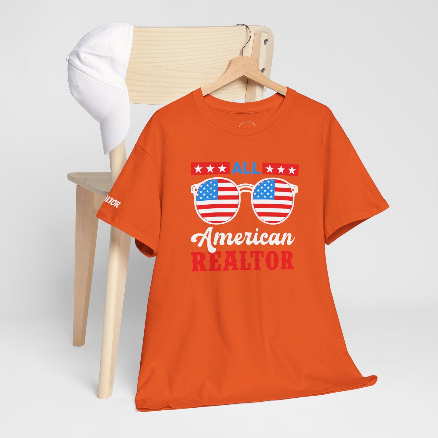 All American Realtor Tee – Selling Homes in Star-Spangled Style