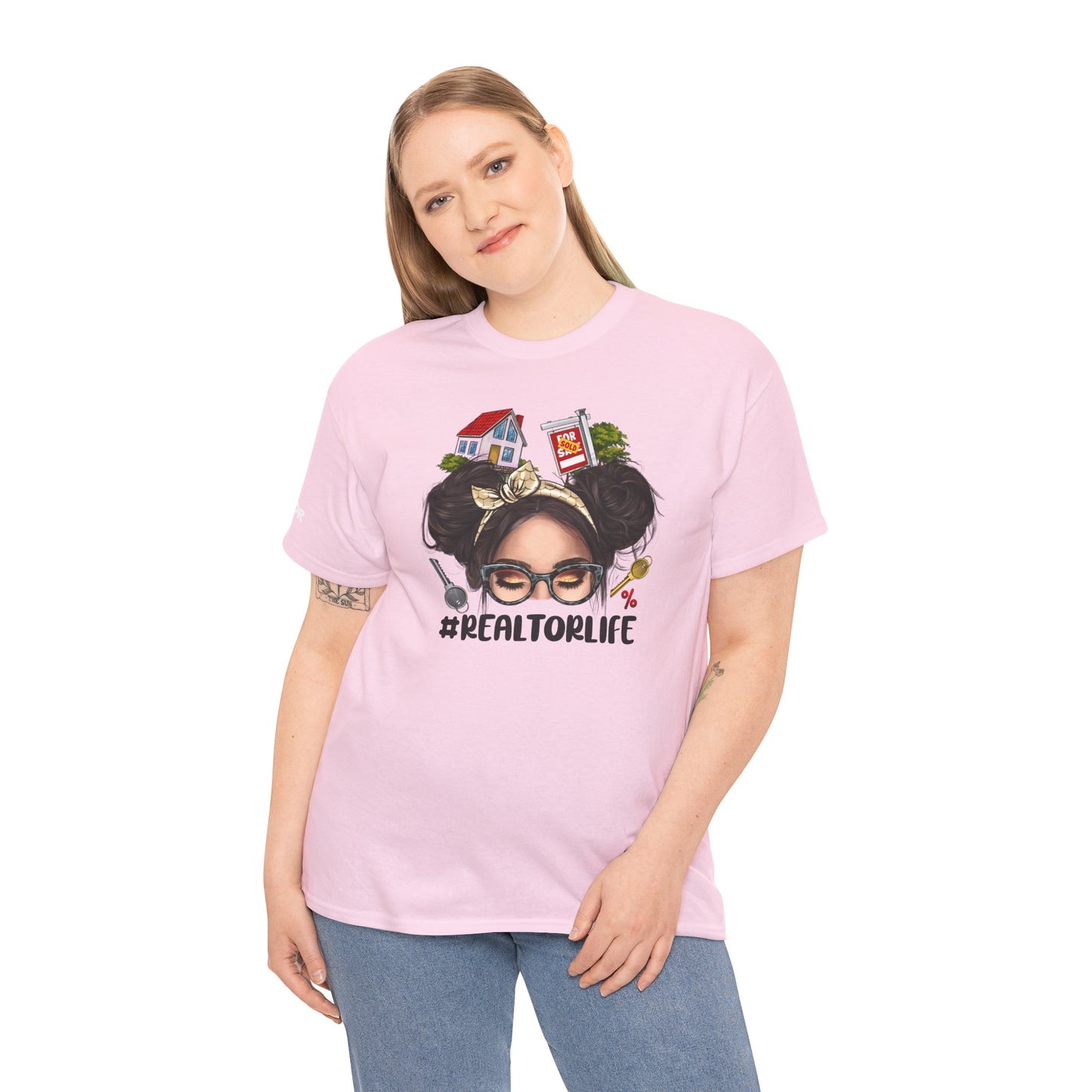 #REALTORLIFE Tee – Hustle Hair, House Vibes & High Commissions 💋🔑🏡