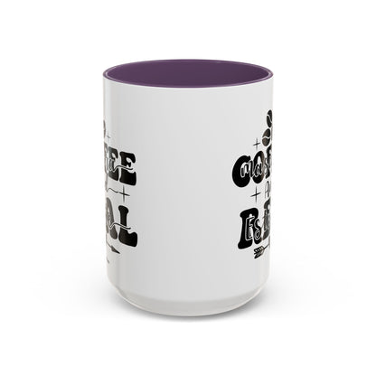 Coffee Mascara And Real Estate Realtor Accent Coffee Mug (11, 15oz)