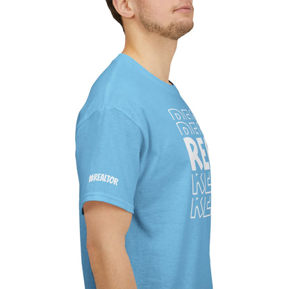 REALTOR Stacked Tee – Loud. Proud. On Repeat. 🔁🏡